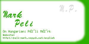 mark peli business card